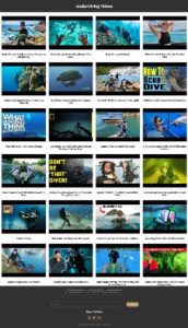 scuba diving video site builder MRR